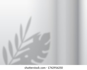 Shadow Overlays Mockups for presentations. Set with the effect of sun shadow. Natural and organic light effects. Realistic and well drawn. Isolated and Easy to edit. Vector illustration