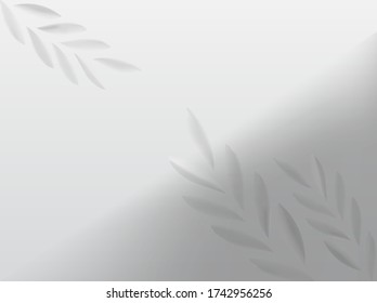 Shadow Overlays Mockups for presentations. Set with the effect of sun shadow. Natural and organic light effects. Realistic and well drawn. Isolated and Easy to edit. Vector illustration