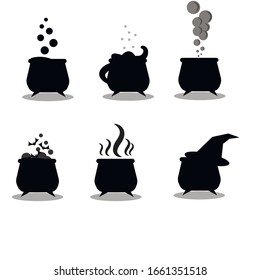 Shadow Set Magic Alchemy: Black Witch Cauldrons
