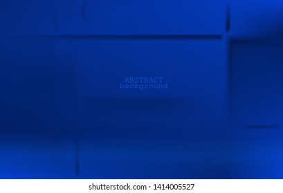 Shadow of shapes of different sizes in a dark blue space.