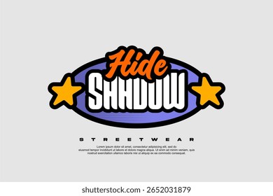 shadow streetwear apparel fashion vector for printing
