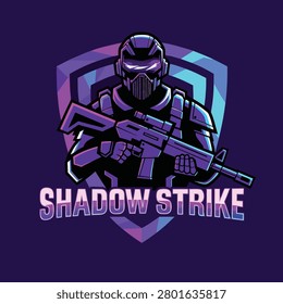 Shadow Strike Esport Gaming Logo