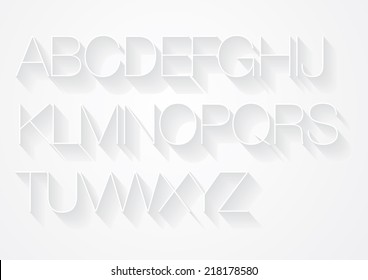 shadow typography/font