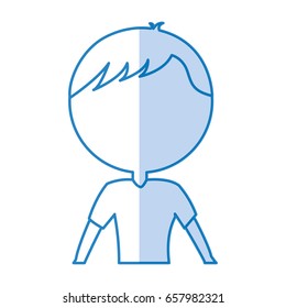 shadow upper body man cartoon