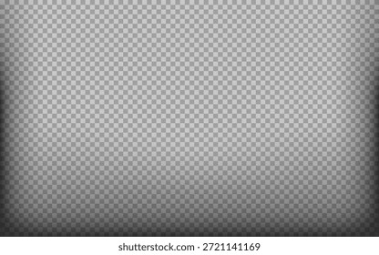 Marco de viñeta de sombra con bordes desvanecidos lisos sobre fondo transparente. Abstractas superposición de bordes para fotos, Anuncios de Web, presentaciones y Diseño gráfico.
