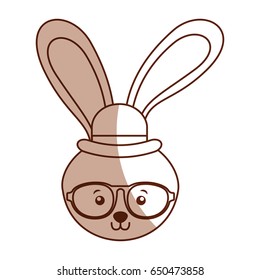 shadow vintage rabbit face