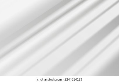 Shadow from the window. Realistic shadow overlay. Effect for photo vector