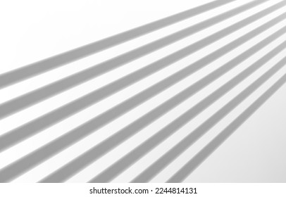 Shadow from the window. Realistic shadow overlay. Effect for photo vector