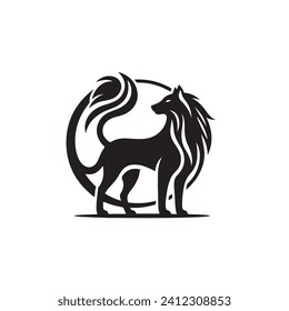 Shadowed elegance: Diverse animals silhouette reflecting the grace and beauty of wildlife - animals silhouette wildlife Silhouette - animals vector
