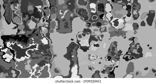 Shadows Details Metallic Simple Dirty Art. Grey Landscape Gray Trendy Aquarelle Fabric. Silver Monochrome Cloudy Watercolour Art Illustration. Gray Tone. Foggy Retro Dyed Vector Print.
