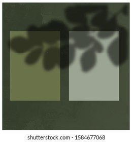 Shadows Palm Template For Layout Outdoor Light