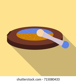 Shadows, single icon in flat style.Shadows vector symbol stock illustration web.