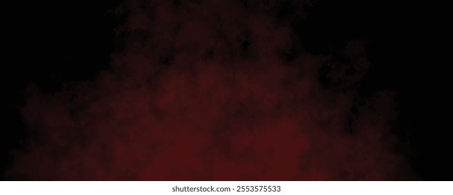 Shadowy Crimson Haze and Smoke Floating Over a Dark, Murky Background, Creating an Intense and Surreal Effect
