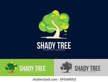 Shady Tree Logo Template Design Vector