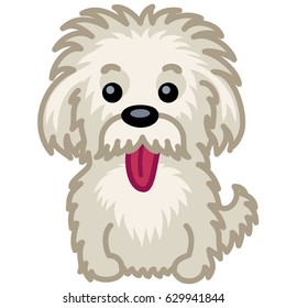 Shaggy Dog Vector Illustration