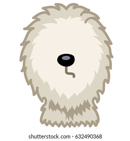 Shaggy Dog Vector Illustration