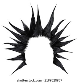 shaggy man hairstyle black colour 