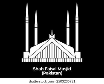 shah faisal mosque masjid holy sacred building prayer place historical islam architecture landmark capital pakistan design icon