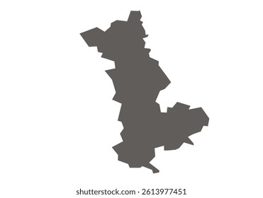 Shahdol District Map Highlighted on Madhya Pradesh State Map