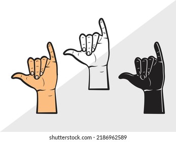 Shaka Brah SVG Printable Vector Illustration