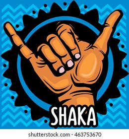 Shaka hand sign