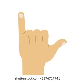 shaka sign, hang loose, surf culture sign, vector illustration