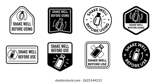 Shake before use set icon