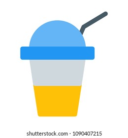 Shake in disposable cup