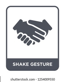 shake gesture icon vector on white background, shake gesture trendy filled icons from Hands and guestures collection, shake gesture simple element illustration