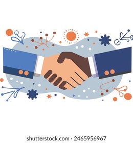 Icono de agitar las manos. Icono de negocio