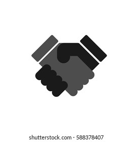 shake hands handshake - vector icon