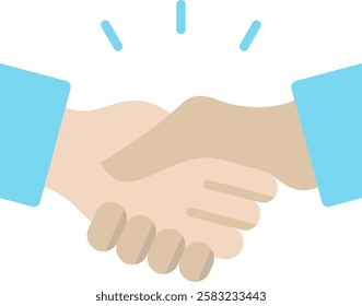 Shake Hands Icon Element For Design