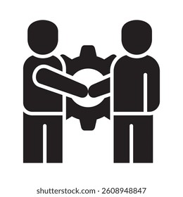 Shake Hands Icon Element for Design