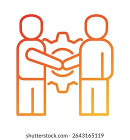 Shake Hands Icon Element for Design