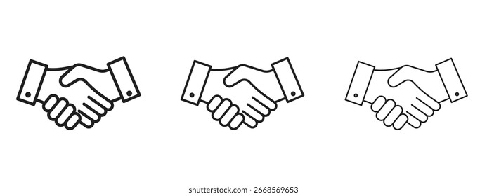 Icono de Shake hands para proyectos de Diseño gráfico