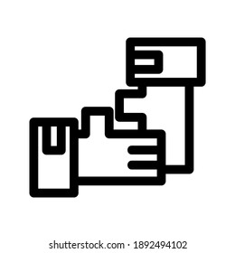 Shake Hands icon or logo isolated sign symbol vector illustration - high quality black style vector icons
