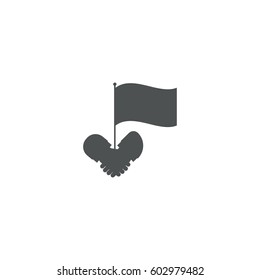 shake hands icon. sign design