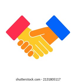 shake hands icon suitable for Ramadan Islamic moments