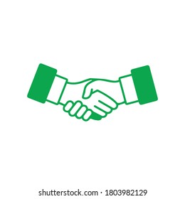 shake hands icon vector template 