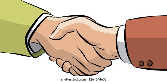 shake hands man