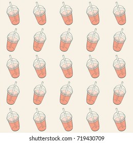 Shake seamless vector pattern pattern