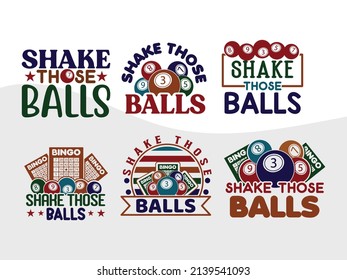 Shake Those Balls Printable Vector Illustration