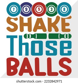 Sacudir esas balls SVG Ilustración de vectores imprimibles