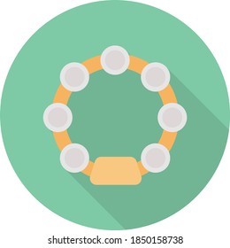 shake vector flat colour icon 