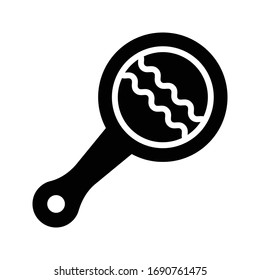 shake vector glyph flat icon 