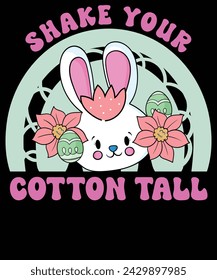 Shake your cotton tall t shirt design