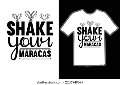 Shake your maracas svg design