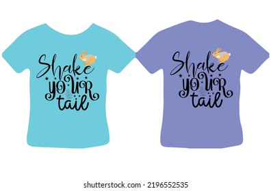 Shake your tail svg design