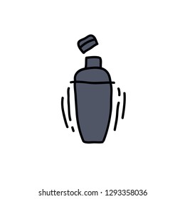 shaker doodle icon