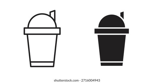 Conceito de ícone do Shaker para infográfico, site ou aplicativo.